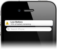 "LowPowerBanner" le message de batterie faible en notification