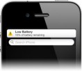 "LowPowerBanner" le message de batterie faible en notification